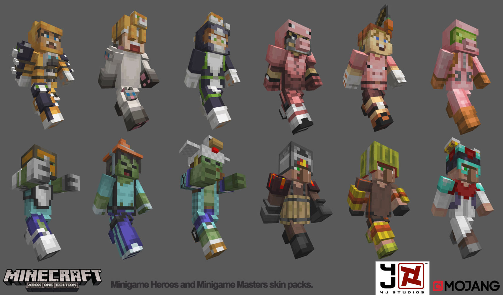 Minecraft Mini Game Masters Skin Pack