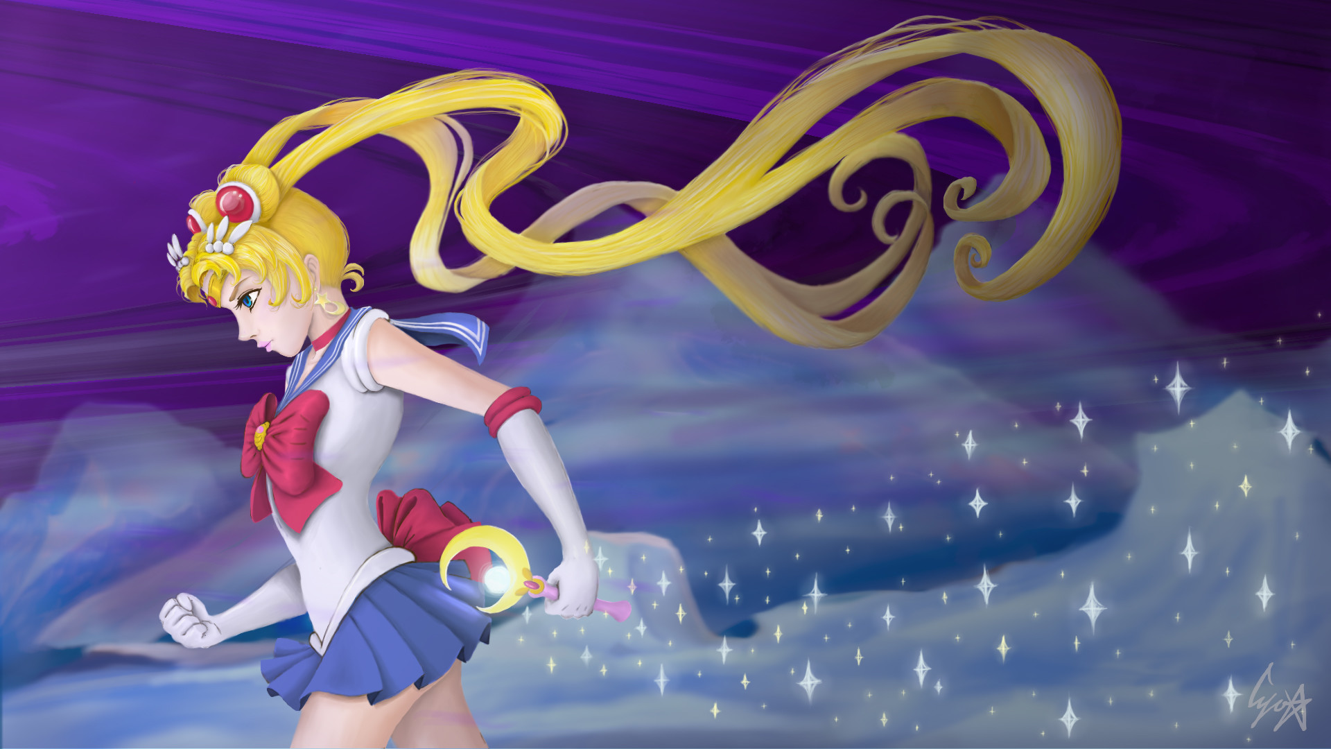 ArtStation - Eternal Sailor moon fanart