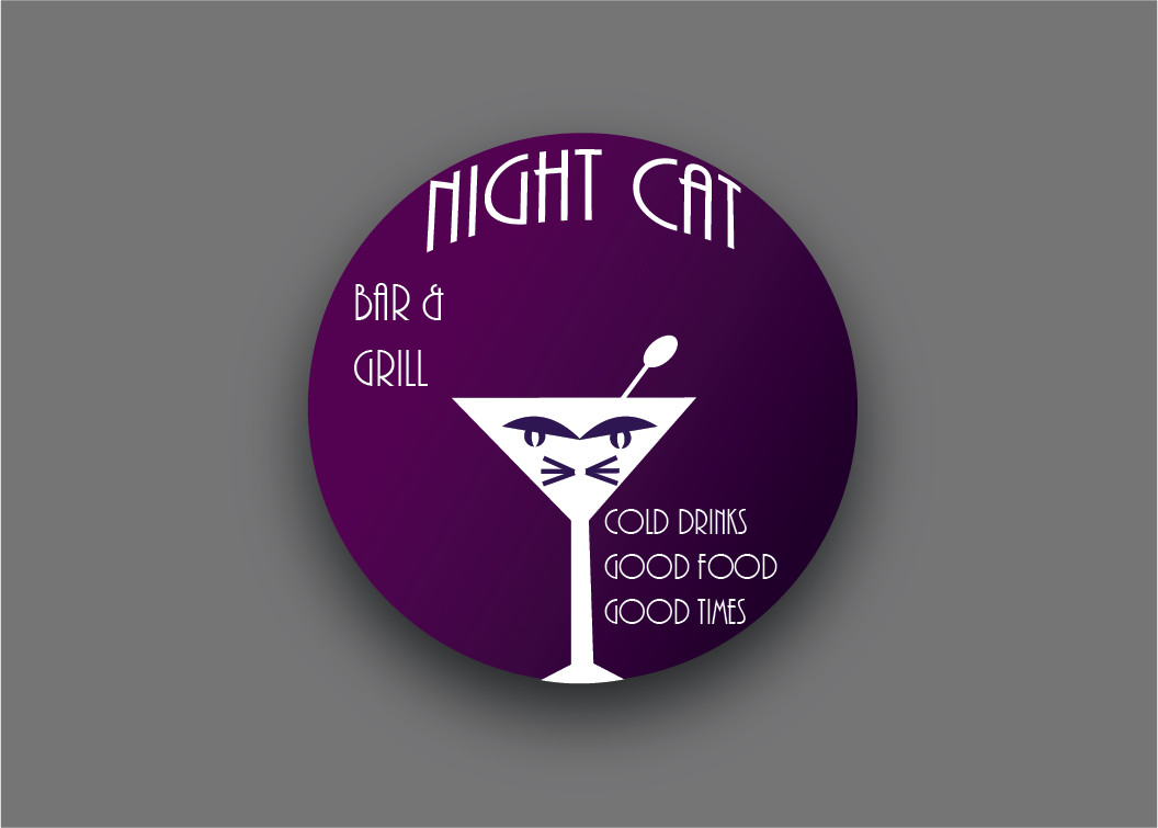Night Cat Sign