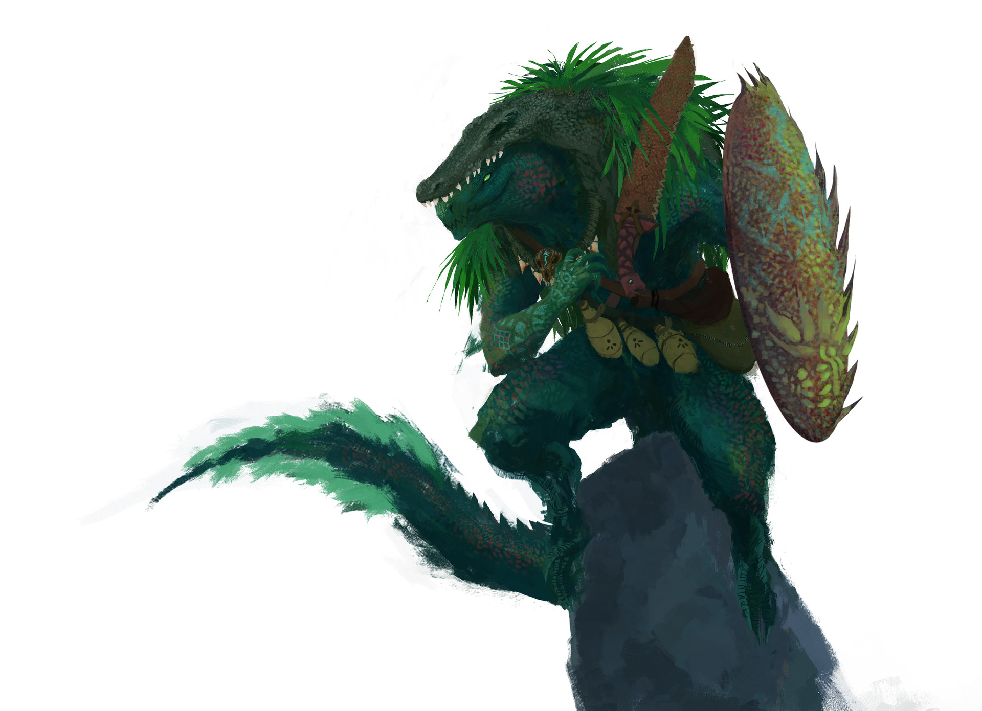 pix Lizardfolk Art Dnd artstation lizardfolk druid zack castro