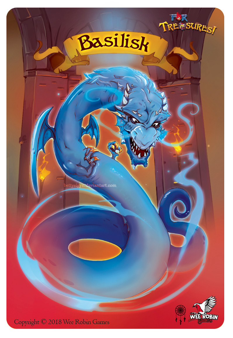 ArtStation "For Treasure!" Boss CardBasilisk