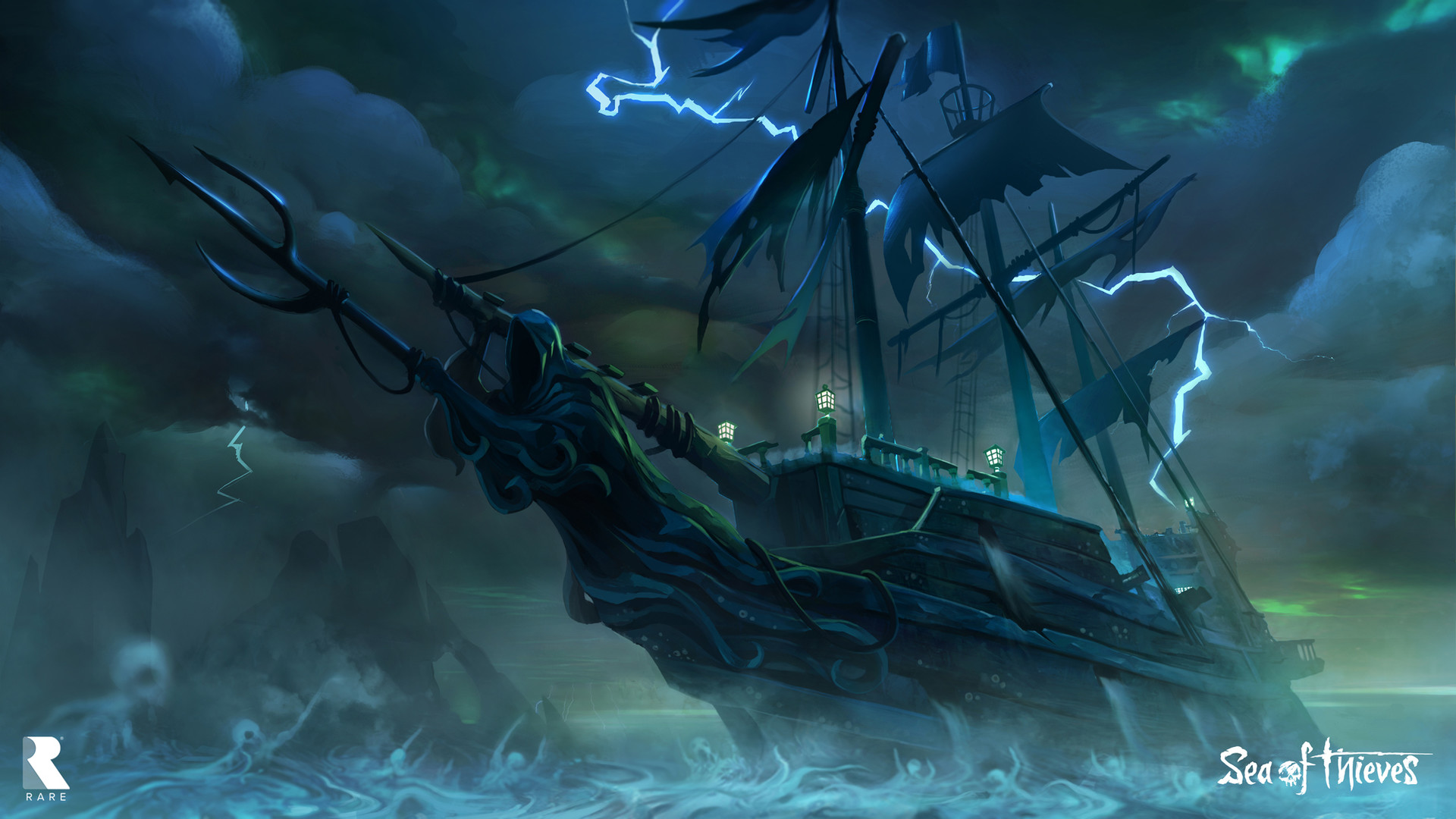 Potential concept art for the Cursed Sails ships ...