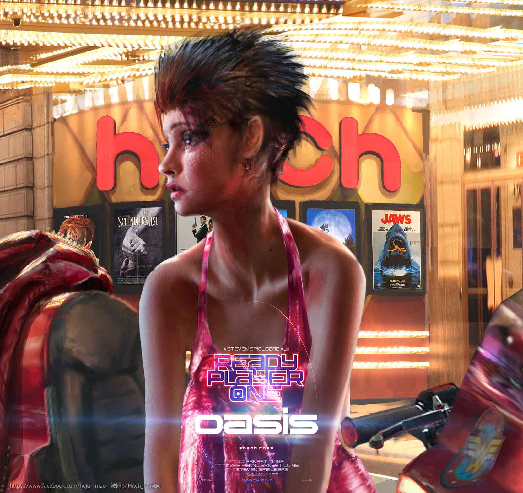 Artstation Date Night Ready Player One Fan Art Hejun Mao