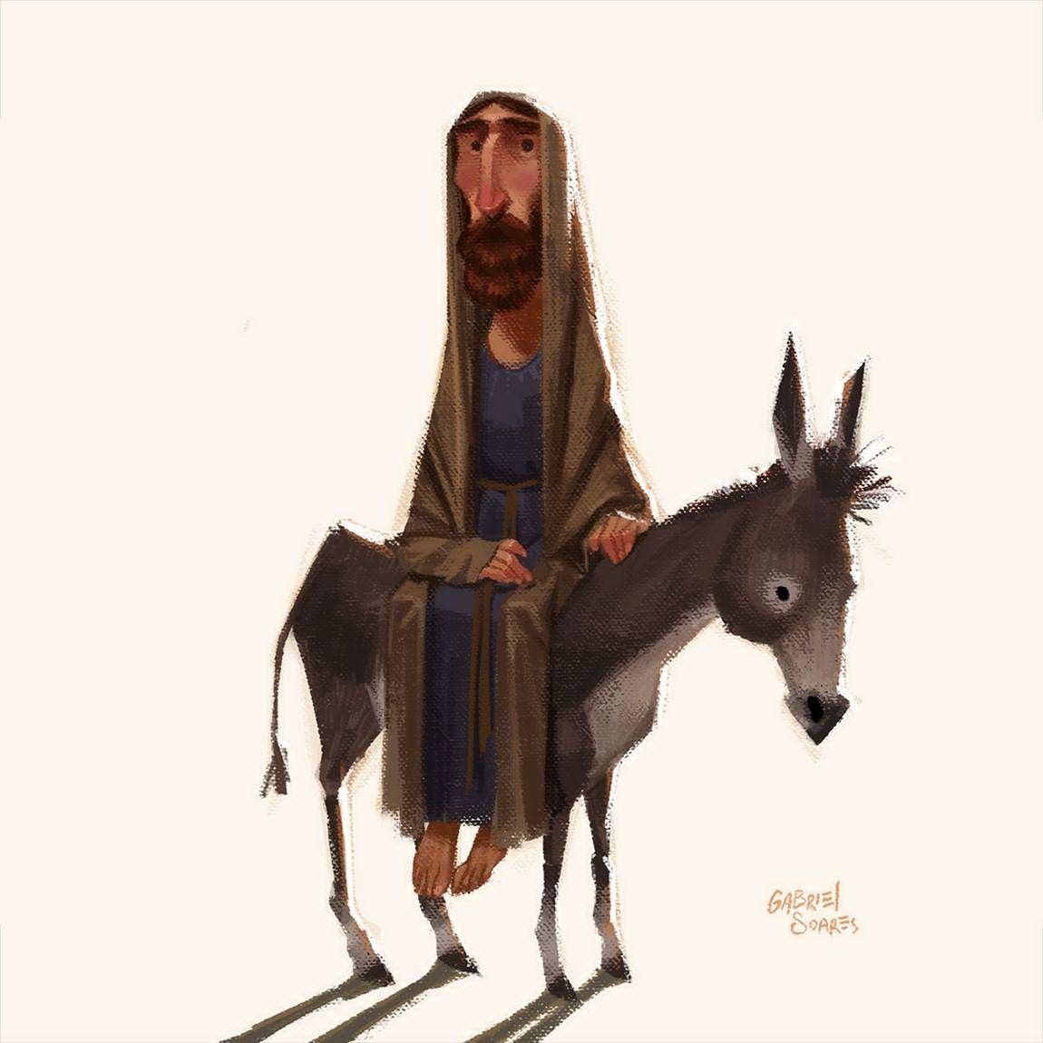 The humble King.