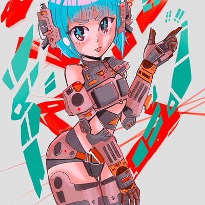 My dystopian robot download. Девушка робот. Робо девушки. Робо тян. Робот танк девушка.