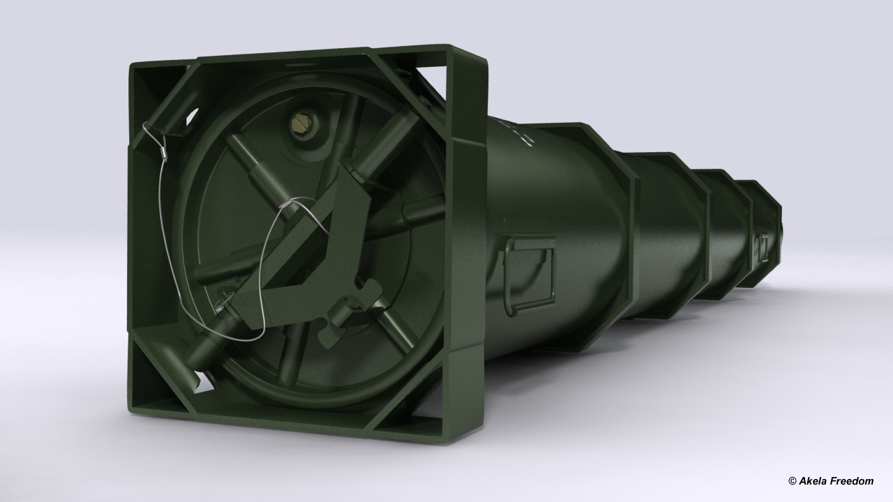 ArtStation - Ammunition container PA-150 for Hydra Rockets