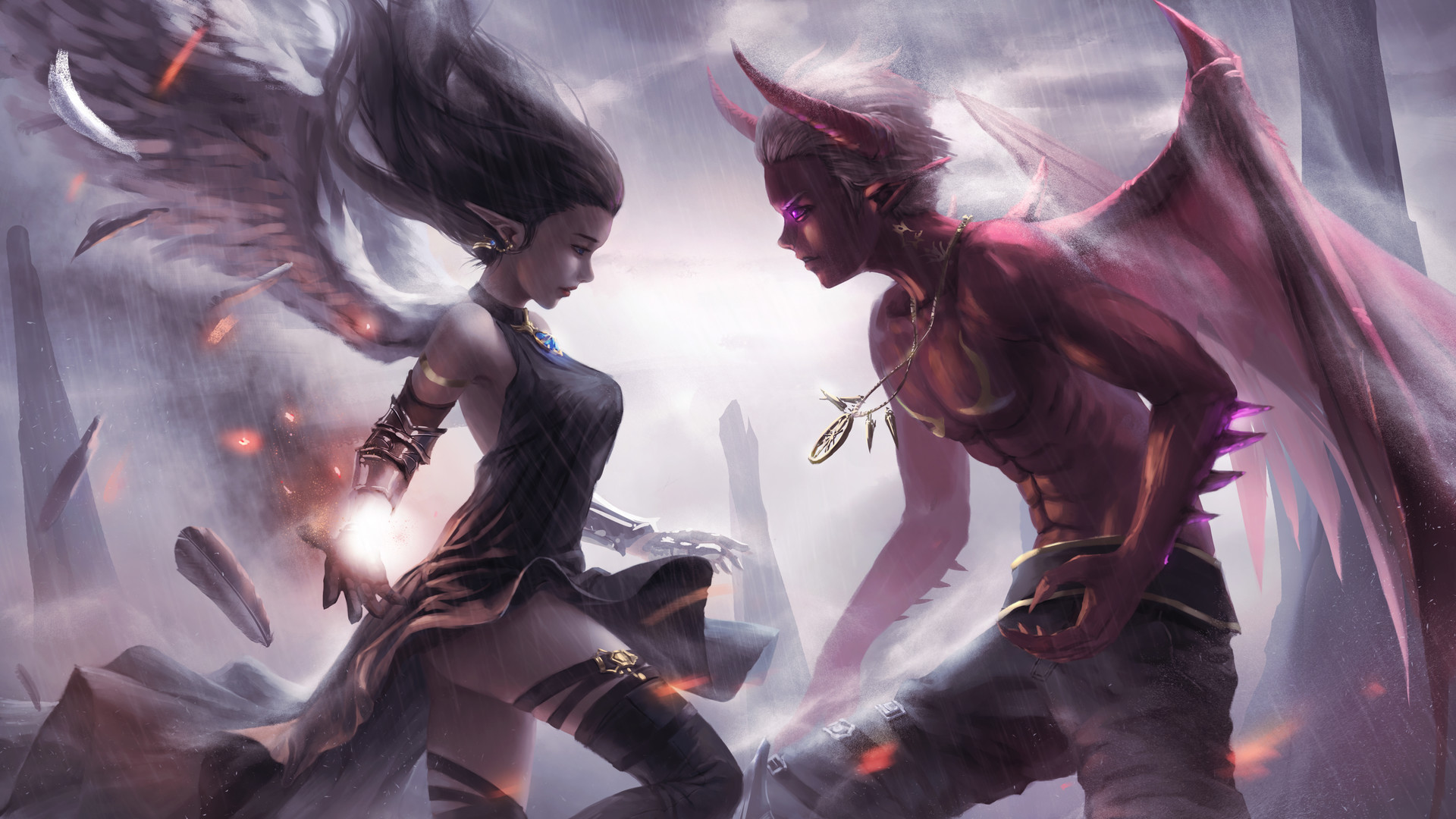 Artstation Angels Demons Allen Hsieh Å¸¥ç ´ This reward will be included in thefirst reward package of december 2020, and will send to you on 1st january 2021. angels demons allen hsieh å¸¥ç ´