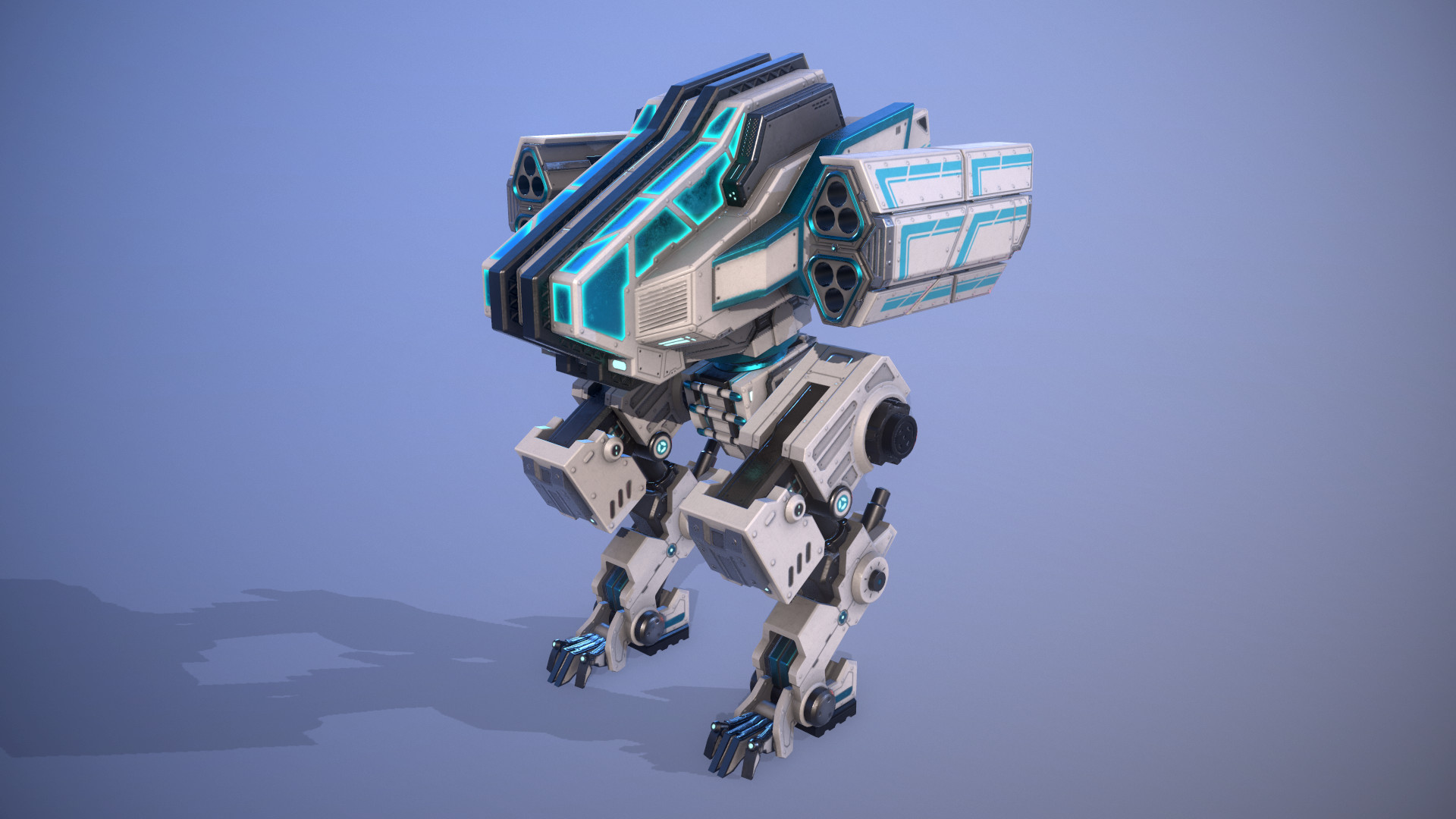 Alexander Martins - Digger Mech v2 - Battle Mech Frontier