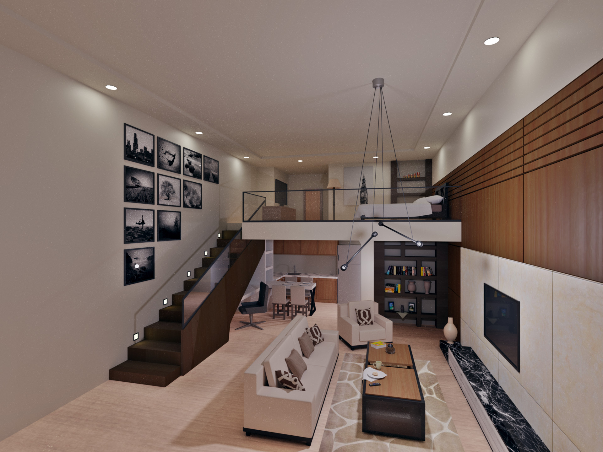 Kaan Ozturk Studio Apartment 3d