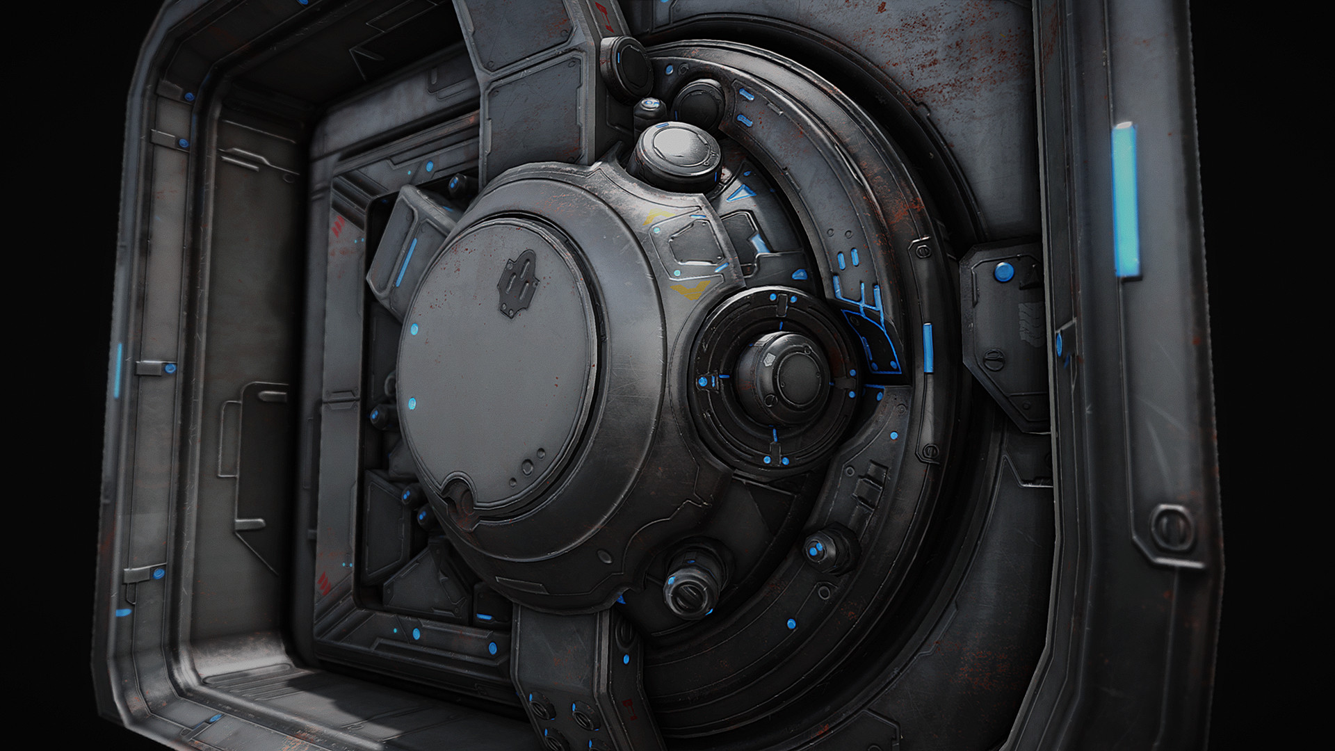 Artstation Sci Fi Blast Door Joshua Balcaceres