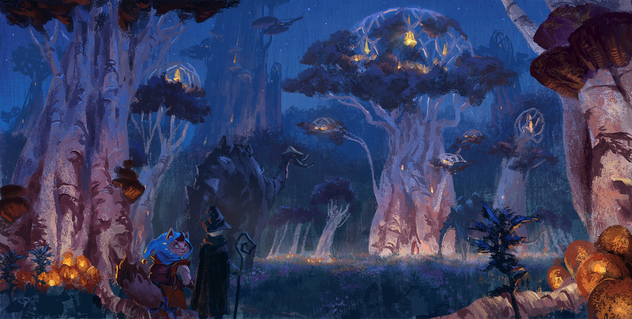 Artstation Fantasy Forest Demo Charles Lee