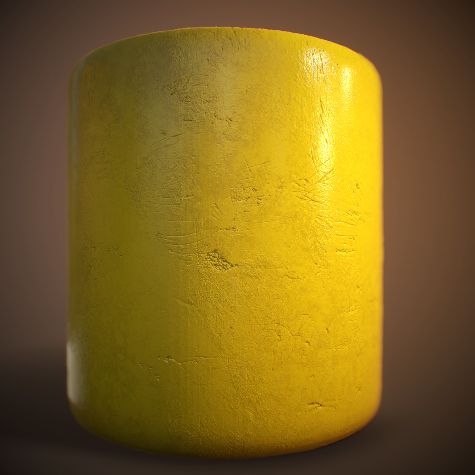 Nikolay Bonev Yellow Painted Metal