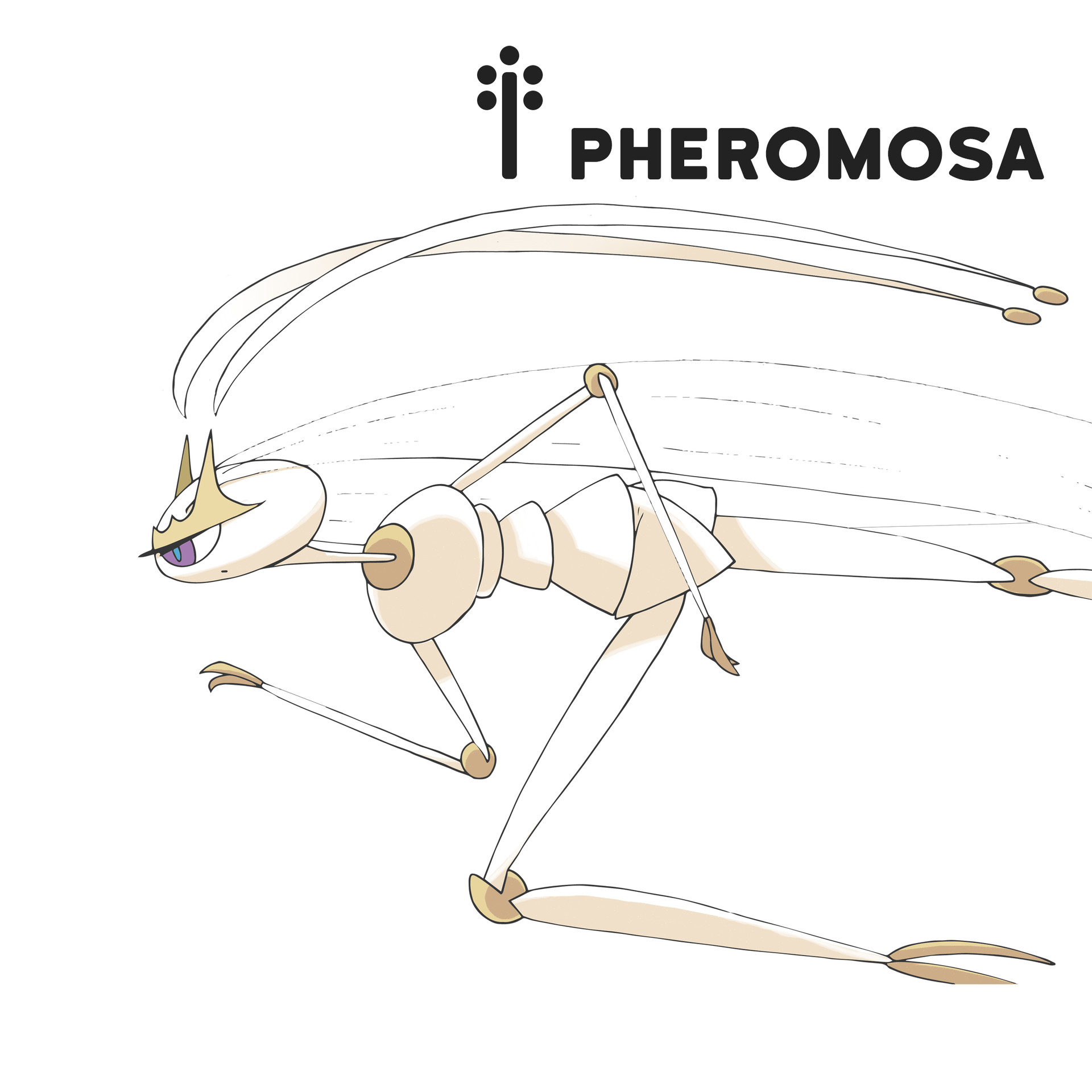 Ultra Beast 02 Pheromosa - Shiny | Art Board Print