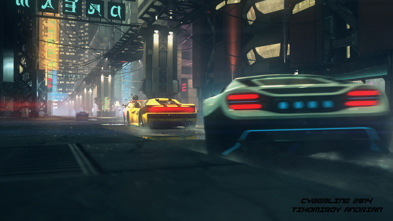 Andrian Tihomirov - CyberLine Racing - Game Cinematic