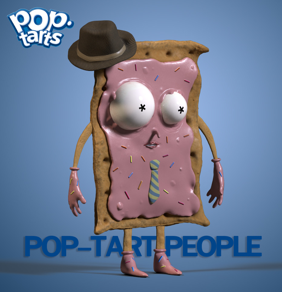 Artstation Rick And Morty S Pop Tart People Phurinn Buphasiri
