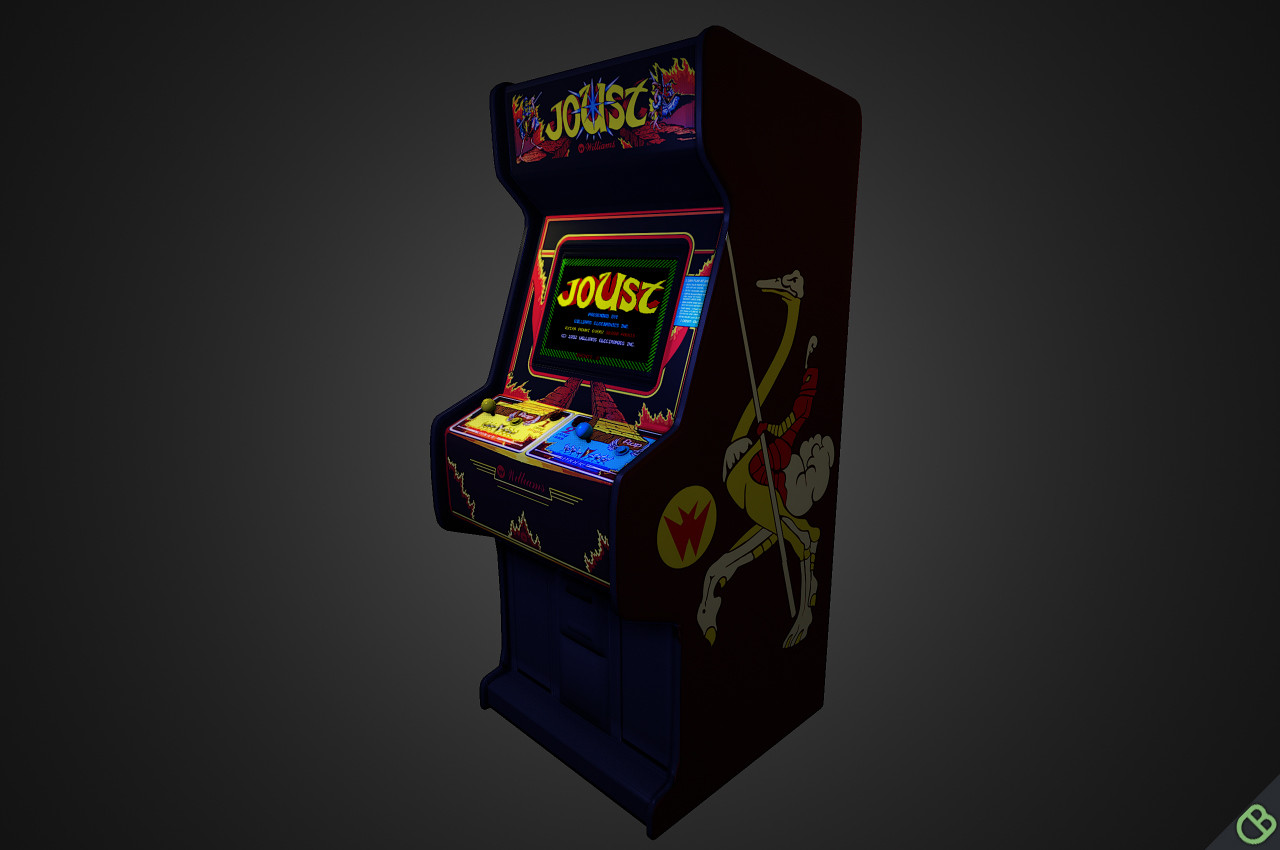 Artstation Joust Arcade Cabinet Chris Bush