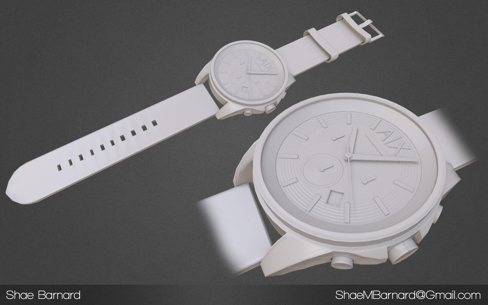 armani exchange watch faces