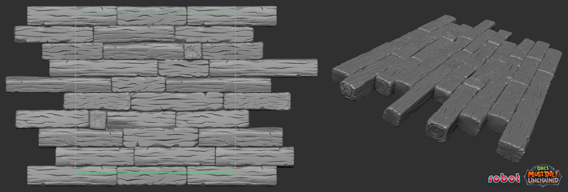 Artstation Orcs Must Die Unchained Orc Wooden Floor Tile Duane Santos