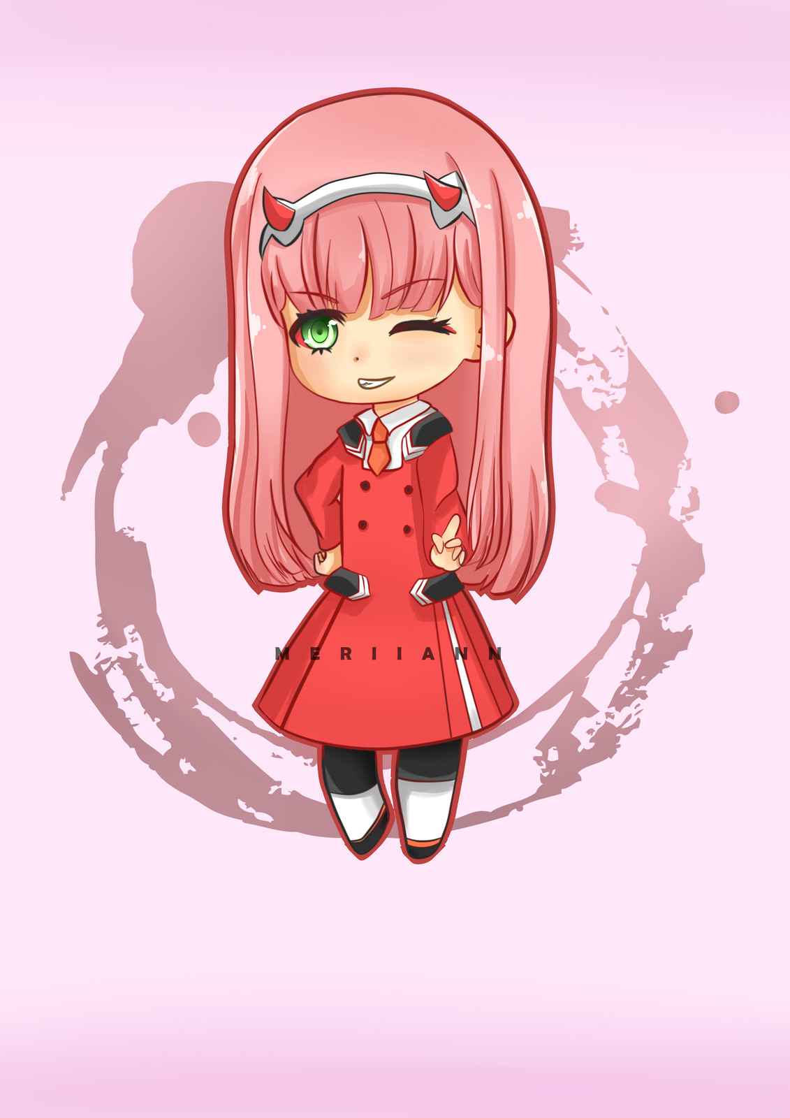 Artstation Video Darling In The Franxx Zero Two Meriiann A Artstation Video Darling In The Franxx Zero Two Meriiann A