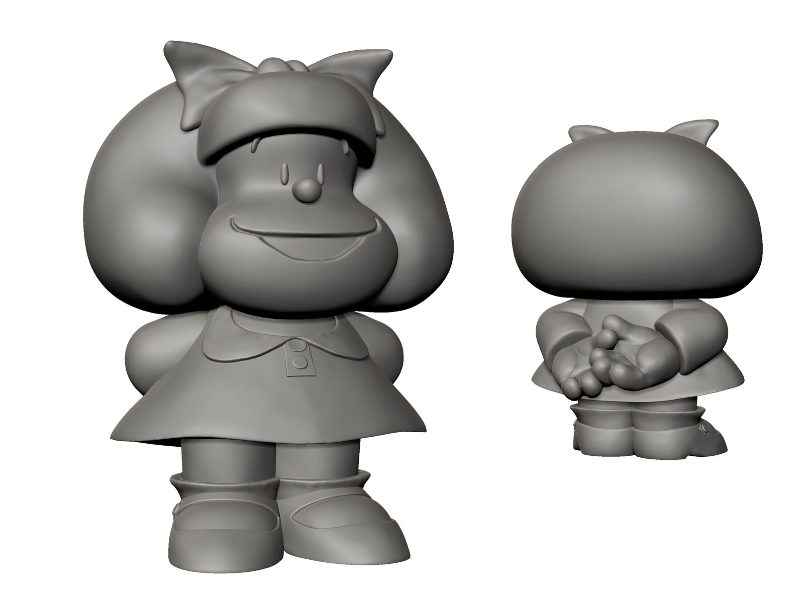 Artstation Mafalda For 3d Printing Round Table 3d Studio