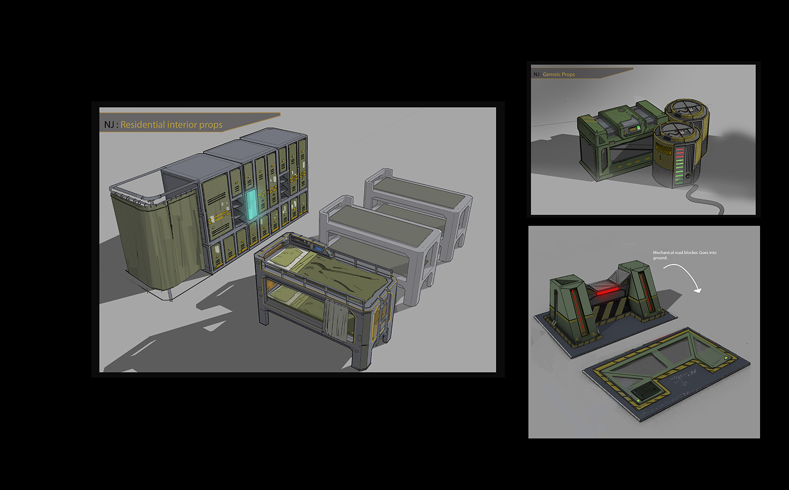 Some prop sketches