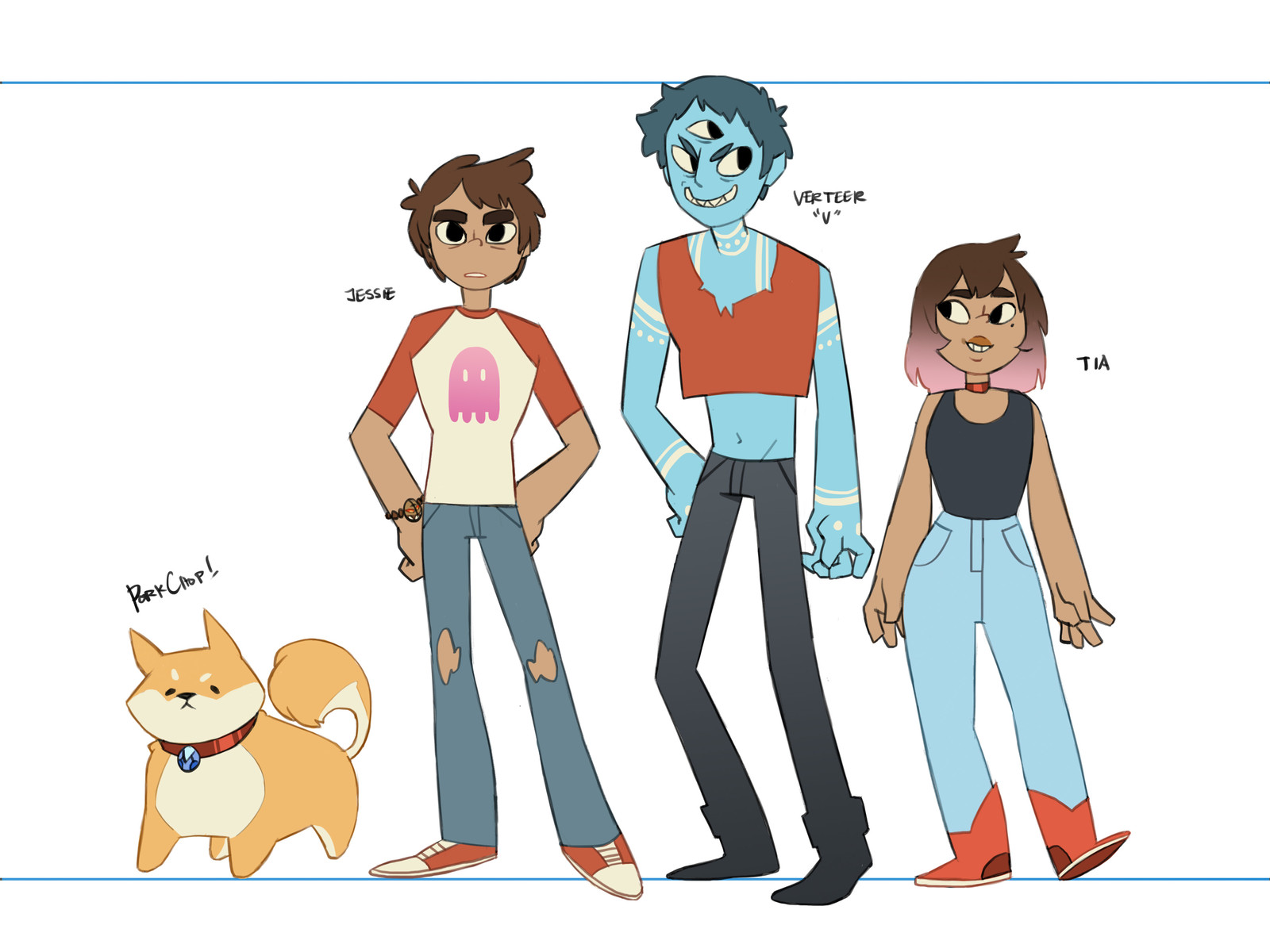 character height lineup