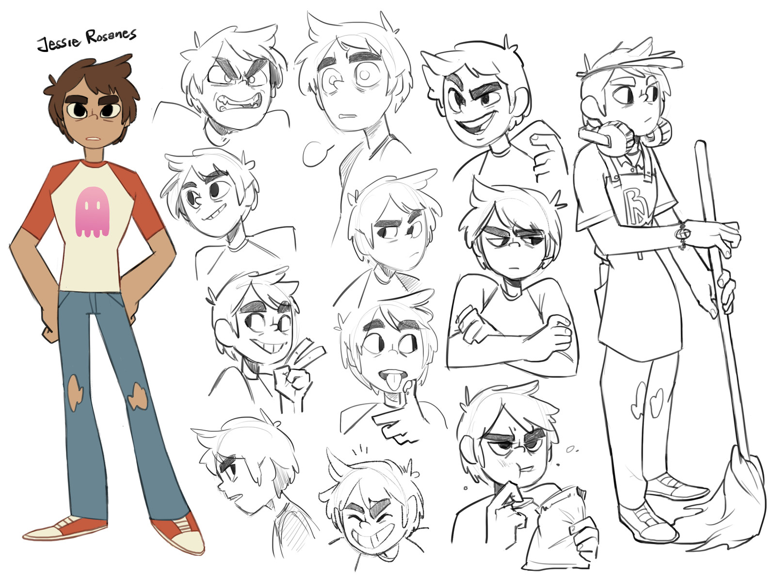facial sheet: Jessie