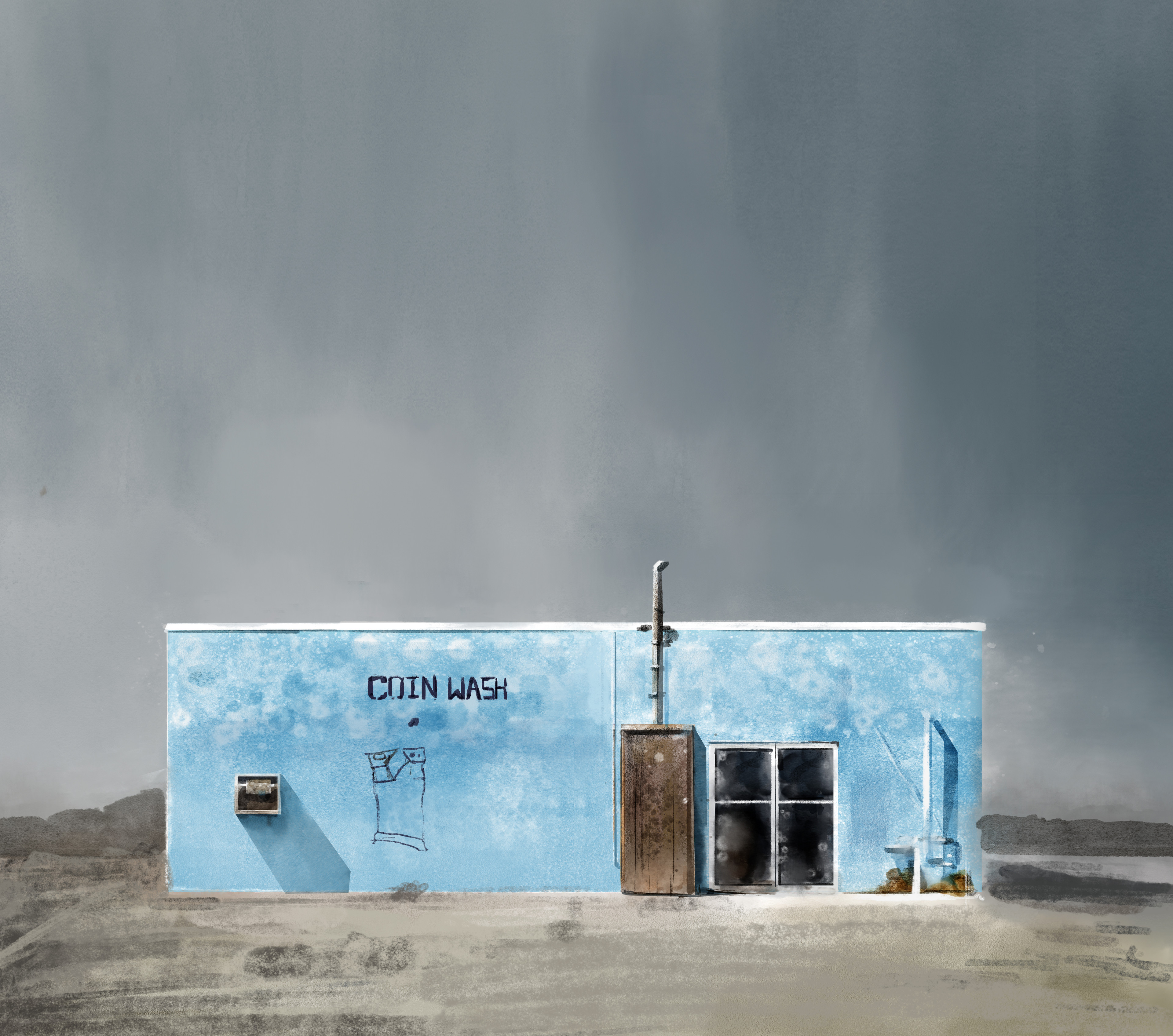 Study Ed Freeman's photography by using Kyle T. Webster's watercolor brushes...