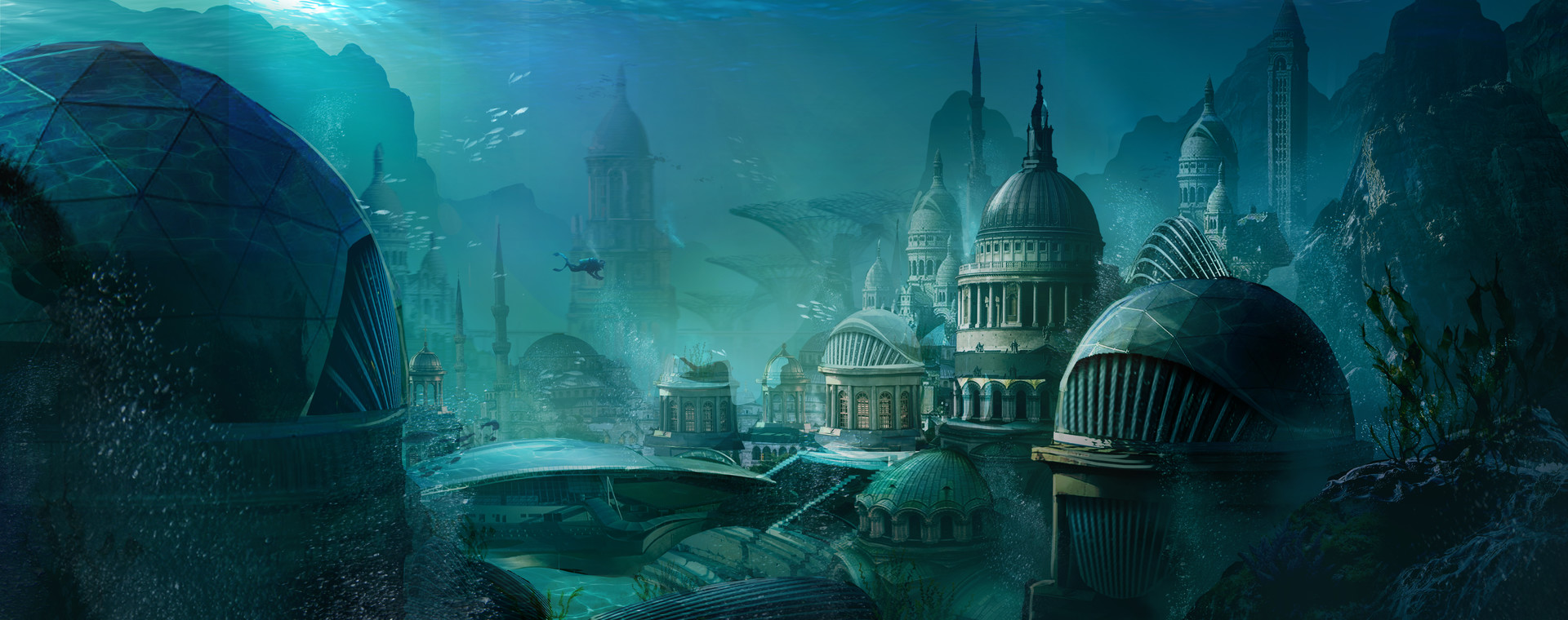 Artstation The Forgotten Kingdom Matte Painting Aki Ling