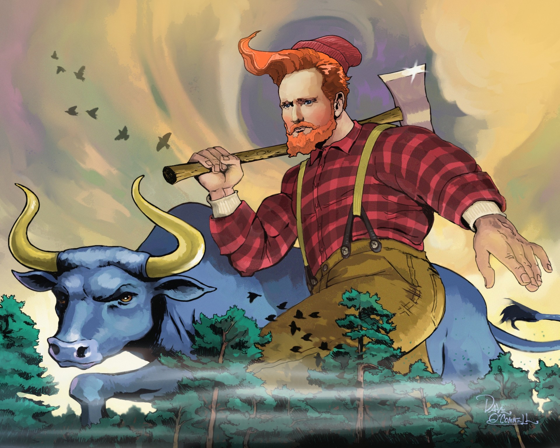 Artstation Conan O Brien Art Gallery Dave Oconnell