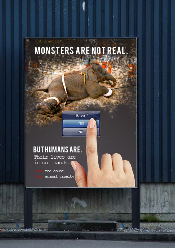 ArtStation - Anti-Animal Cruelty Ad Campaign