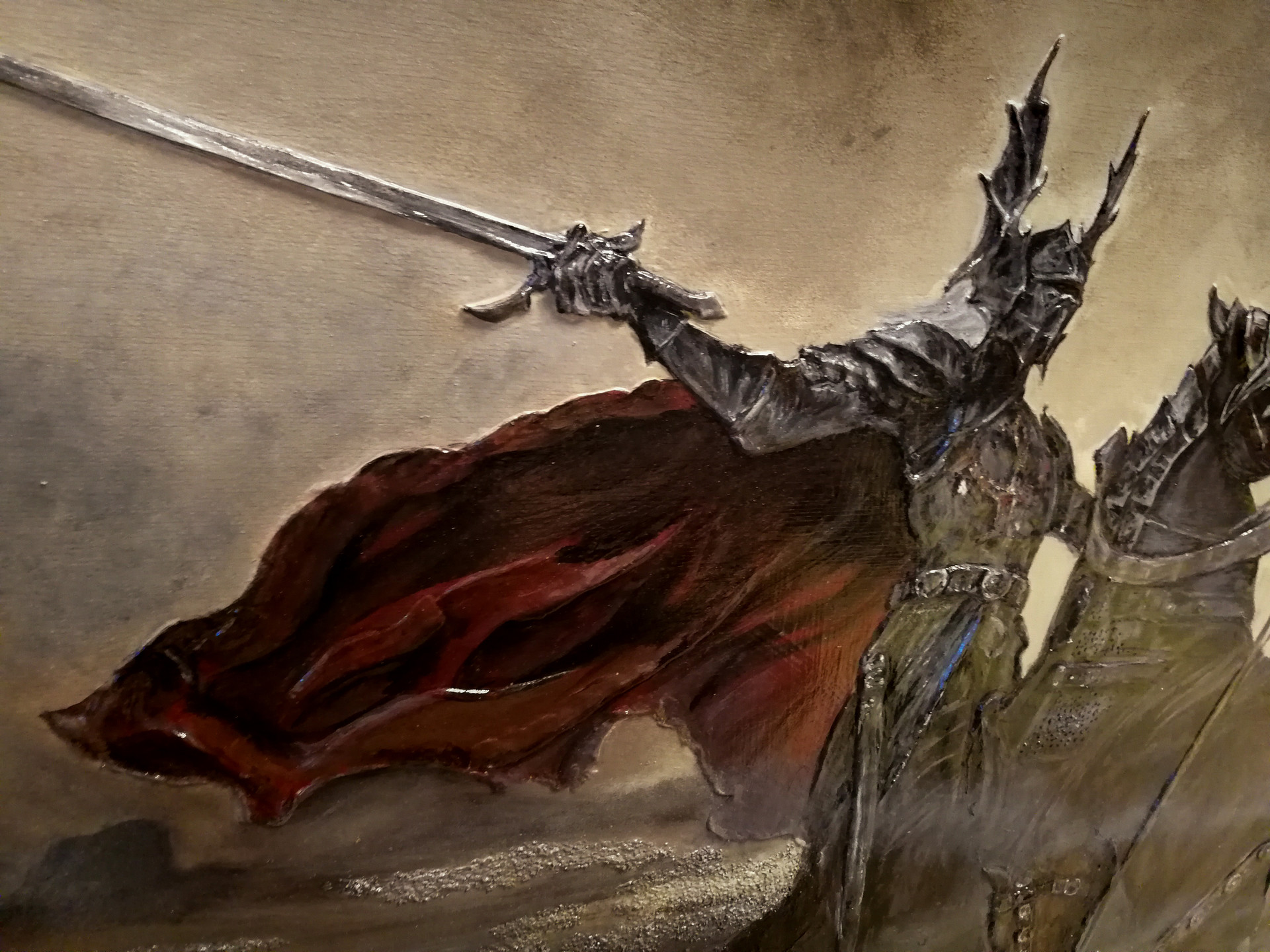 Artstation Battle Of The Trident Large Acrylic Relief Painting Game Of Thrones World Of Ice And Fire Infinite Shapes