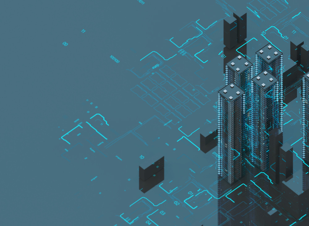 Artstation Technological Abstraction Of The City Anton Chervov