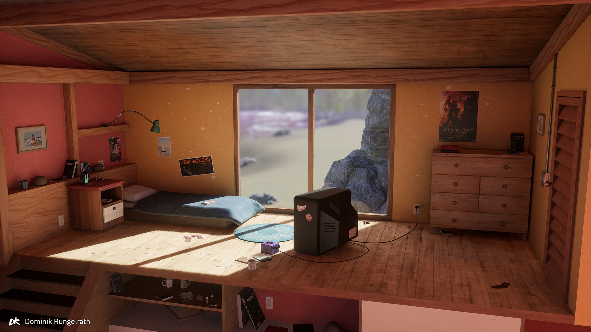 Artstation Steven S Room Steven Universe Fanart Dominik