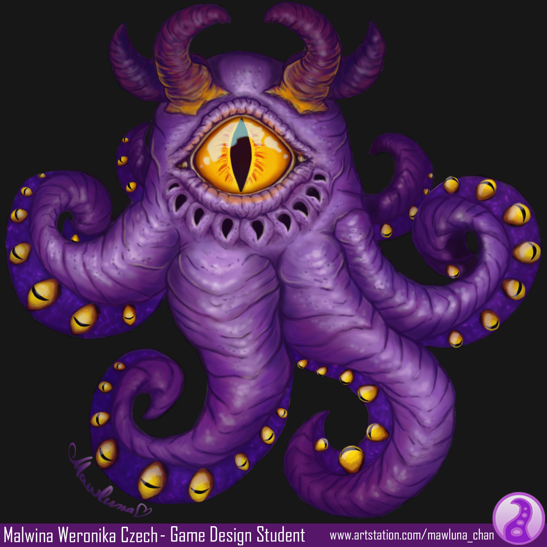 Mawluna Malwina Aozora Void Creature Digital