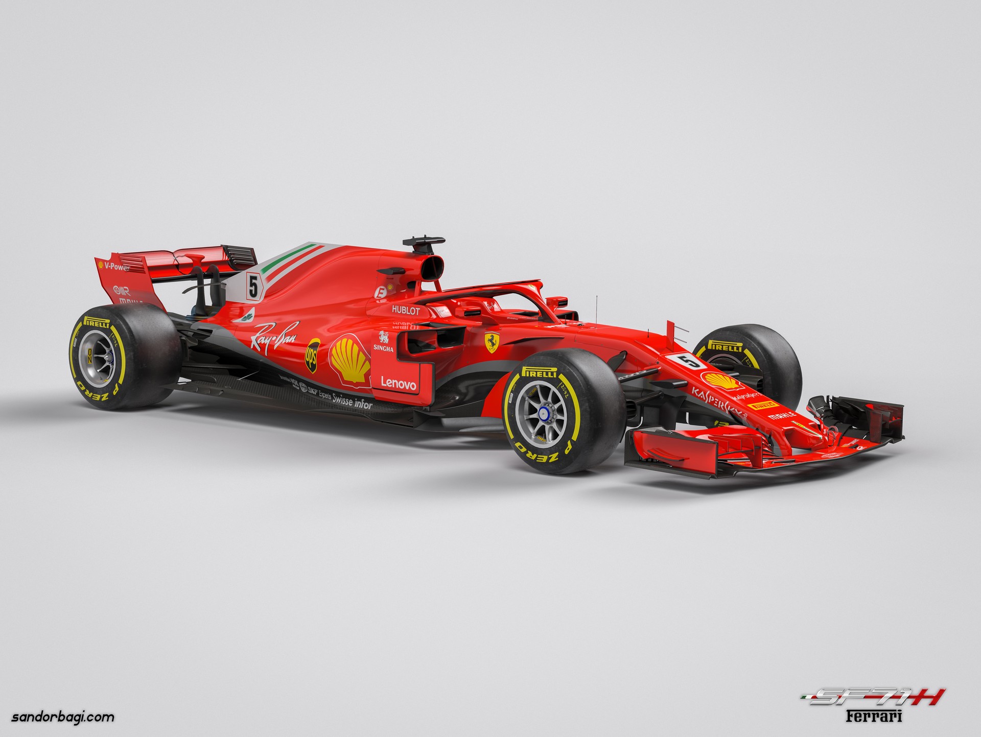 ArtStation - F1 Ferrari SF71H 2018