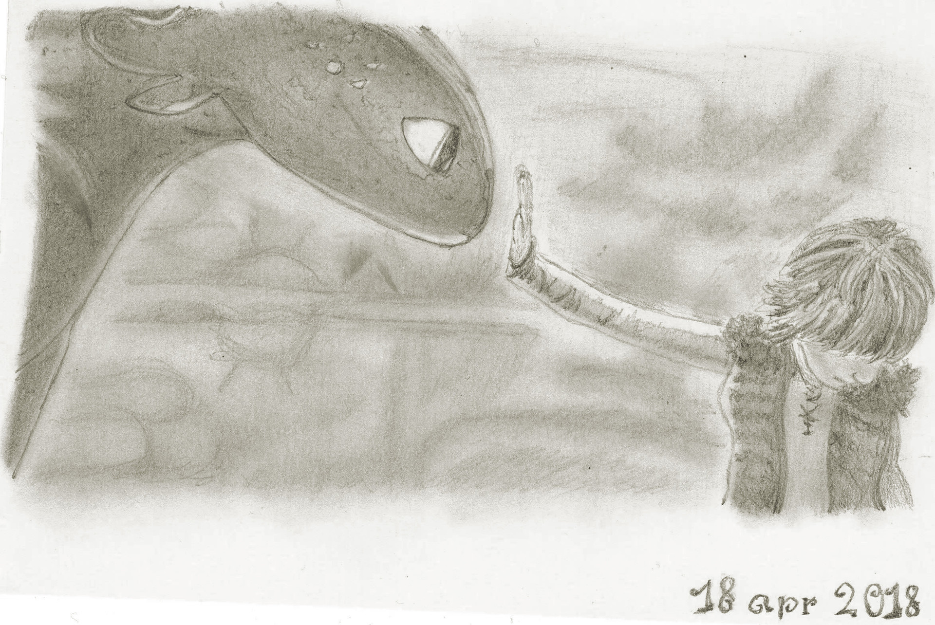 Artstation How To Train Your Dragon Pencil Sketch April 18th