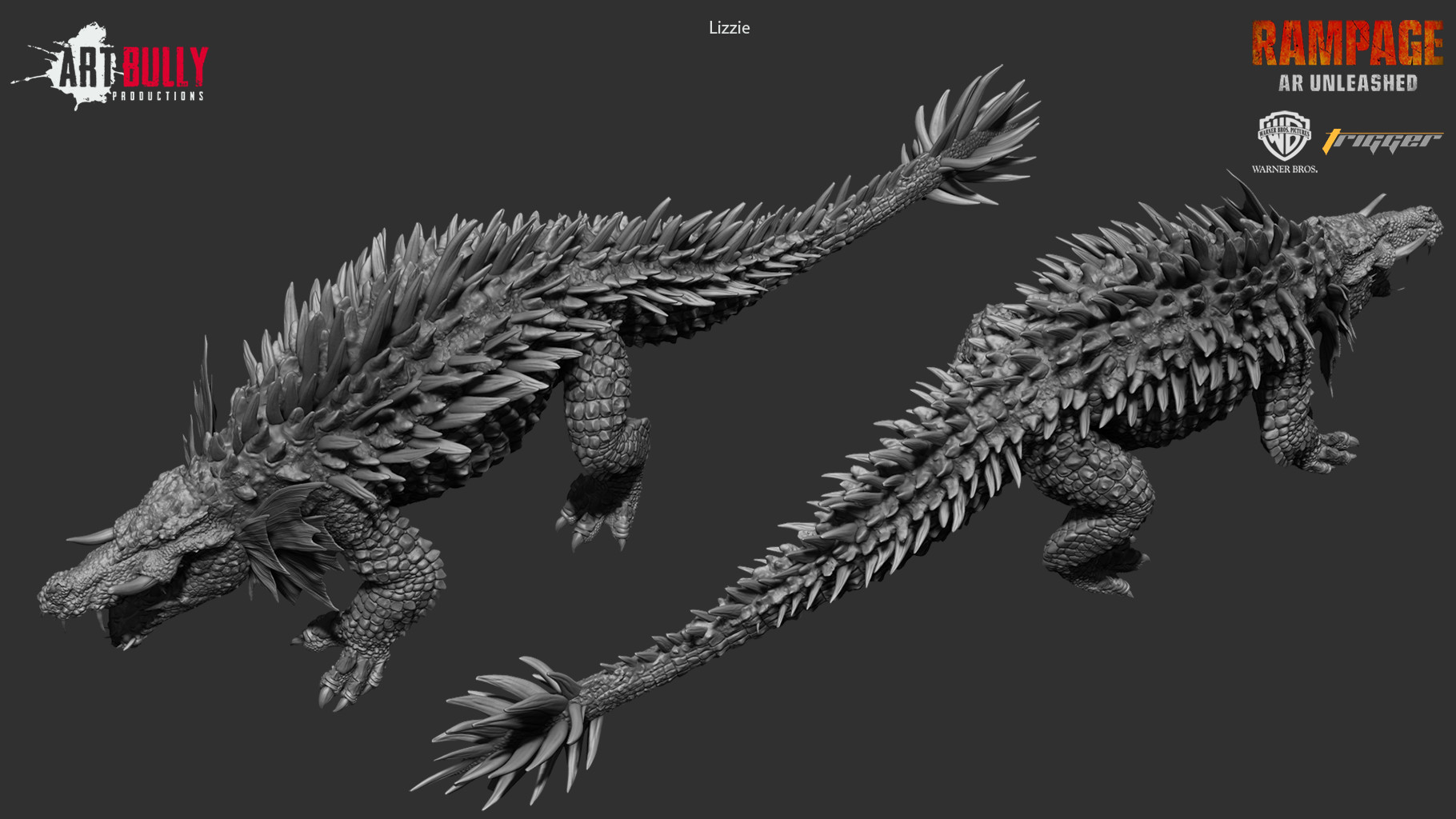 Artstation Rampage Ar Unleashed Lizzie Art Bully Productions #rampage 1 was by far the most acclaimed of all of uwe boll's movies, and the third promises to be even better! artstation rampage ar unleashed