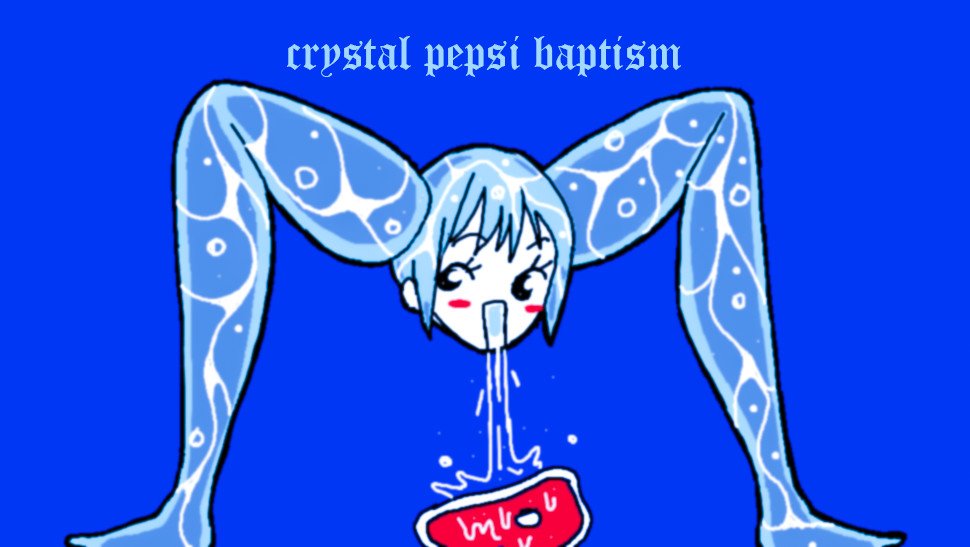 crystal pepsi man crystal pepsi man