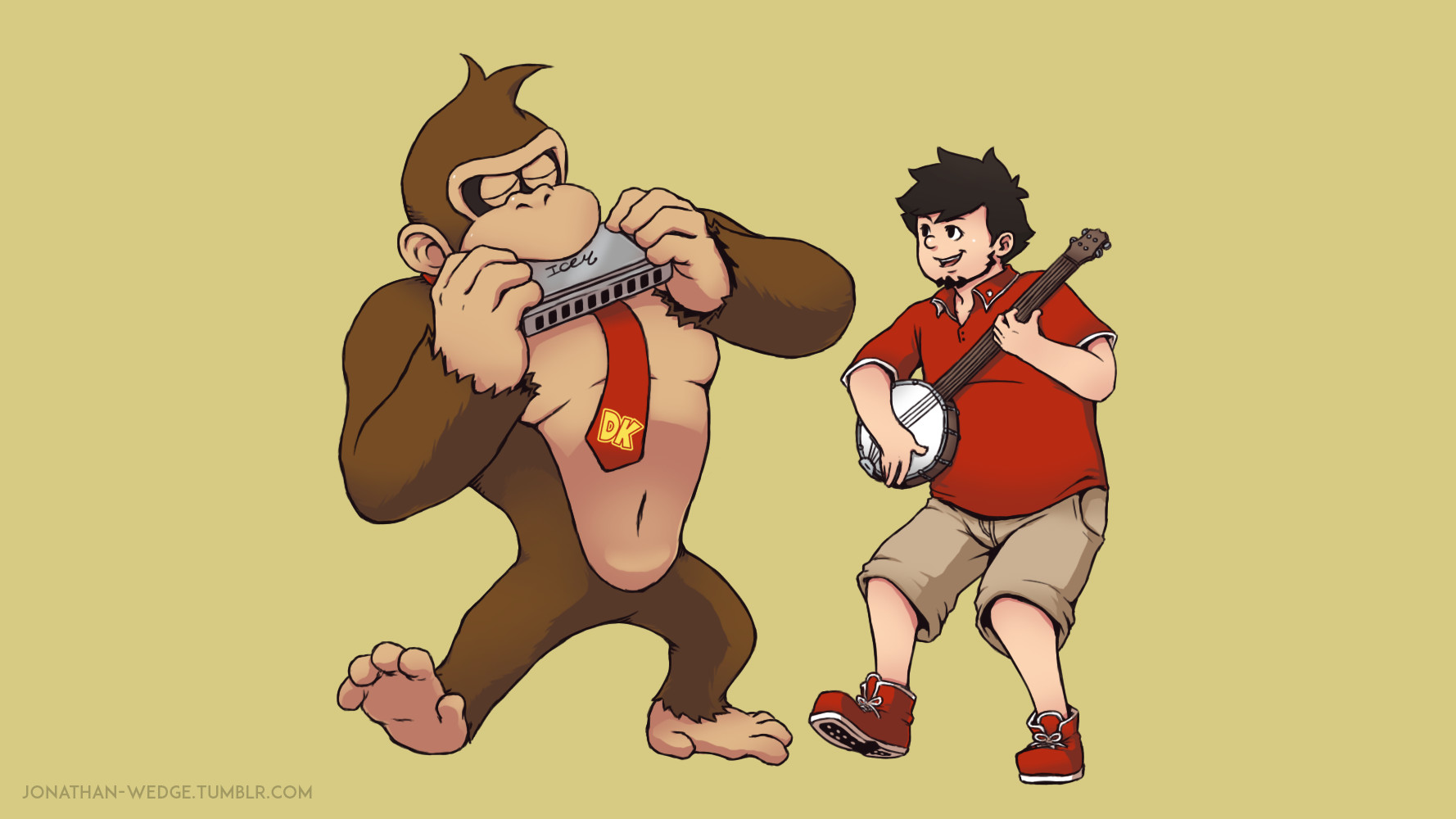 Donkey Kong & JW.