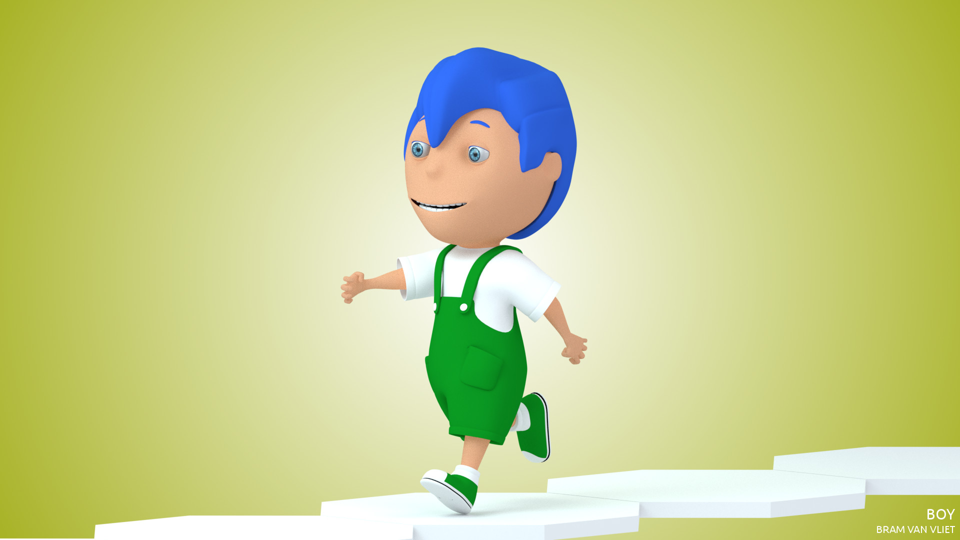 Artstation Boy A Cute 3d Character Bram Van Vliet