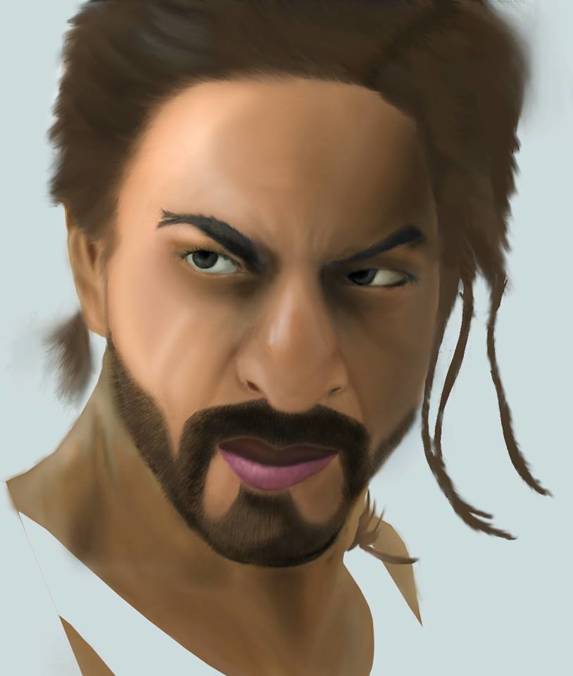 Artstation Srk Digital Painting Himanshu Sharma