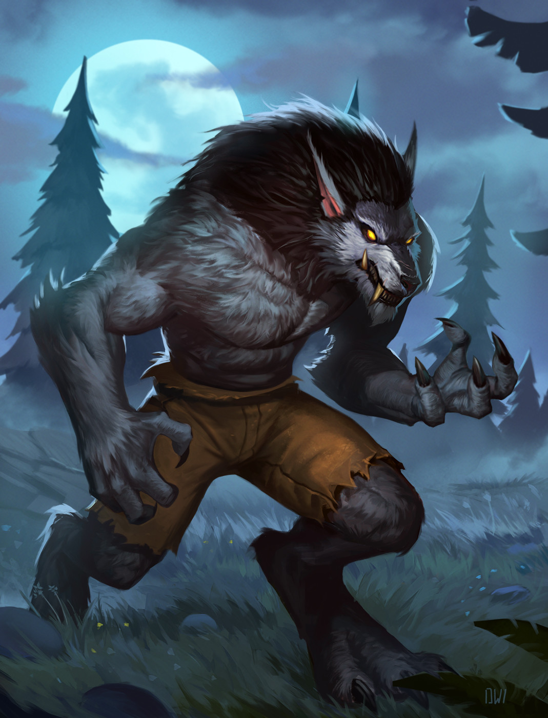 A moonlit hunt Dmitry-bolotov-bigbadwolfsmall