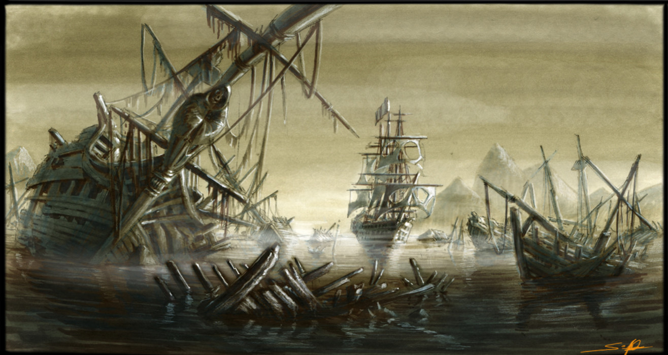 Simon Murton Pirates Of The Caribbean 1 Ghost Alley