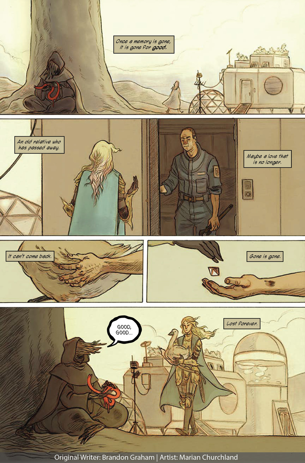 Original Writer: Brandon Graham
Original Artist: Marian Churchland
