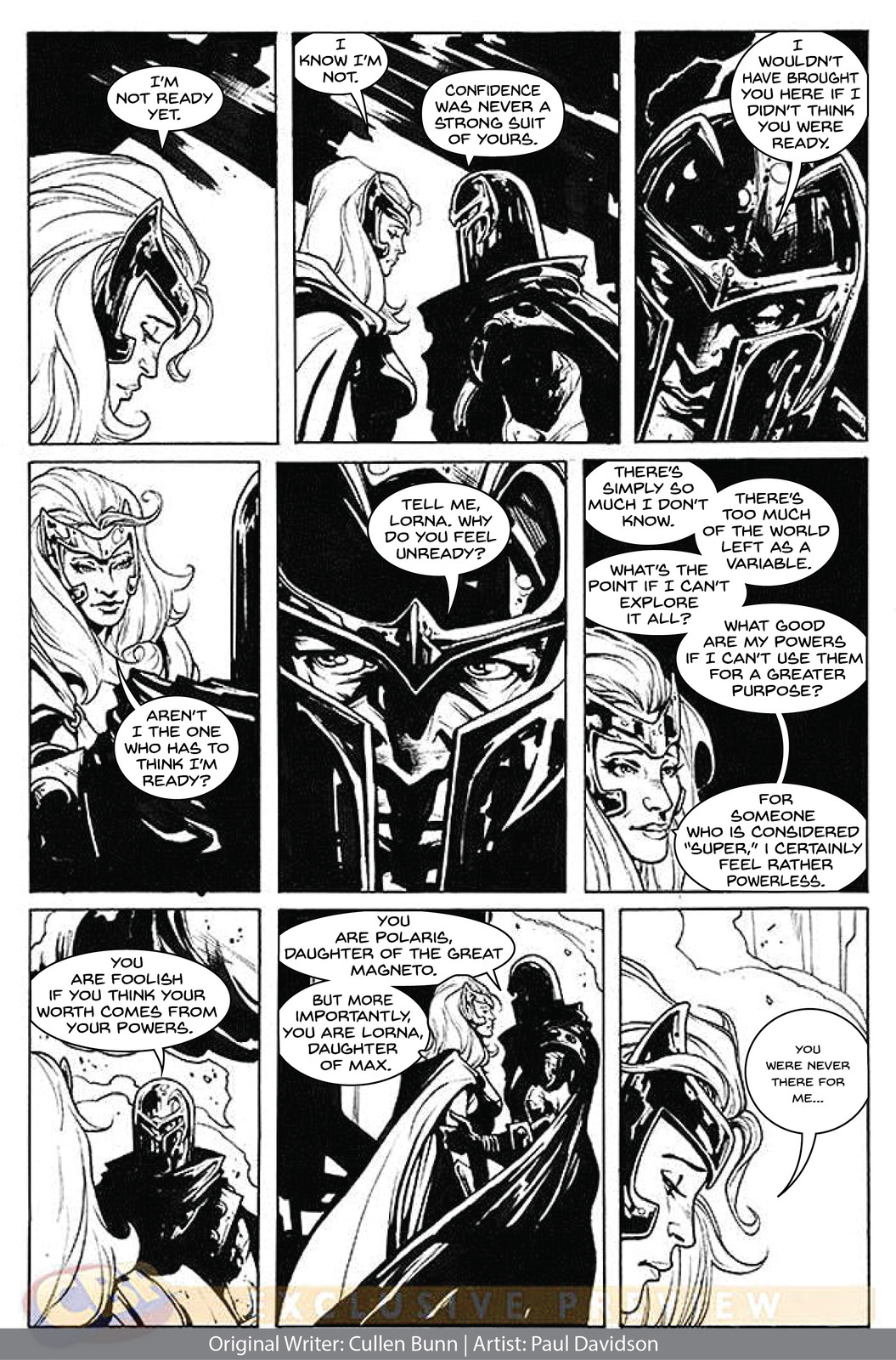 Original Writer: Cullen Bunn
Original Artist: Paul Davidson