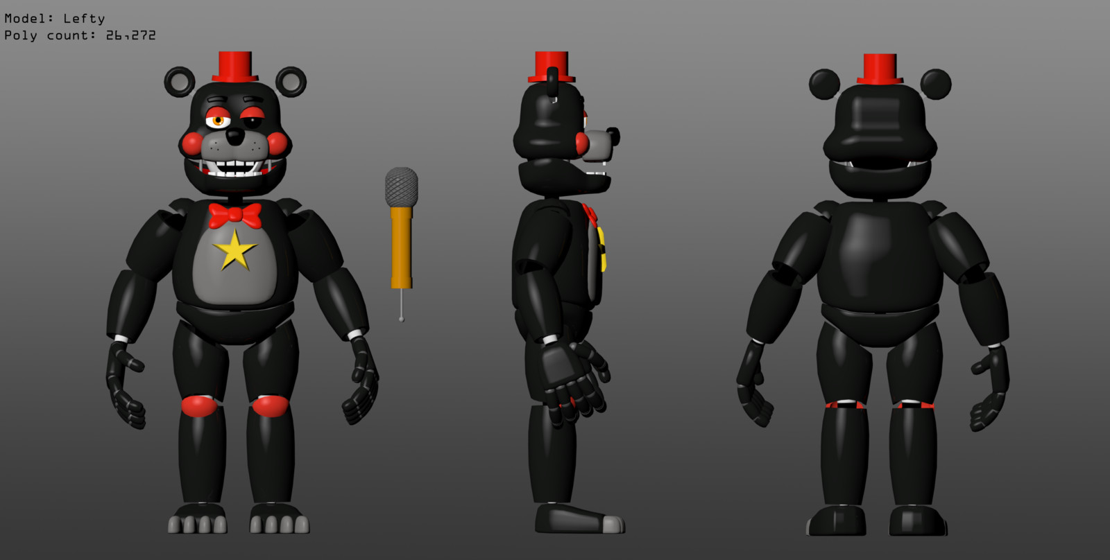 freddy fazbear pizzeria simulator model freddy fazbear pizzeria simulator model