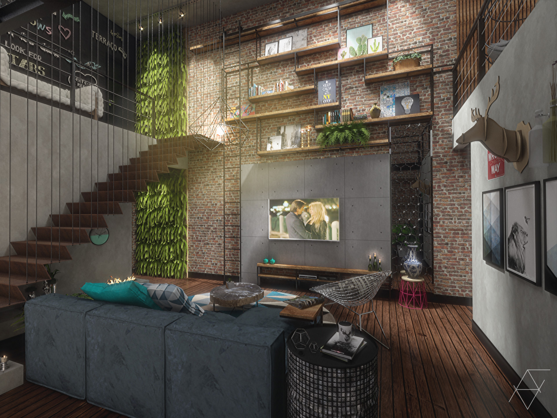 Artstation Industrial Home Theater Taina Imme
