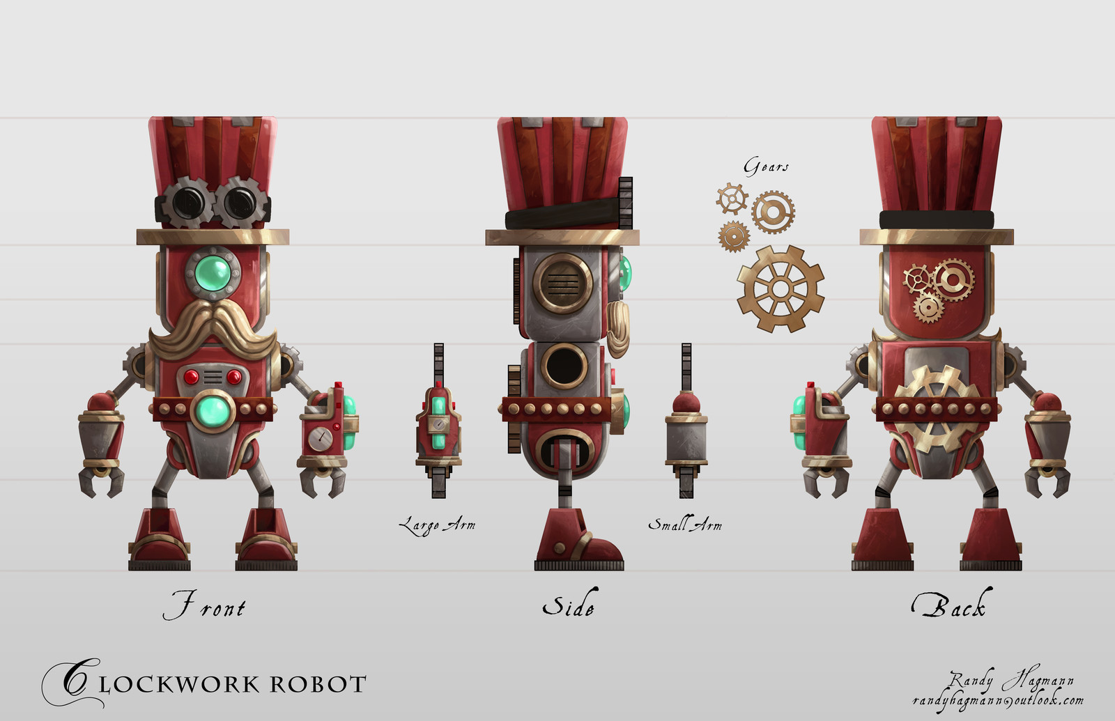 Randy Hagmann Clockwork Robot