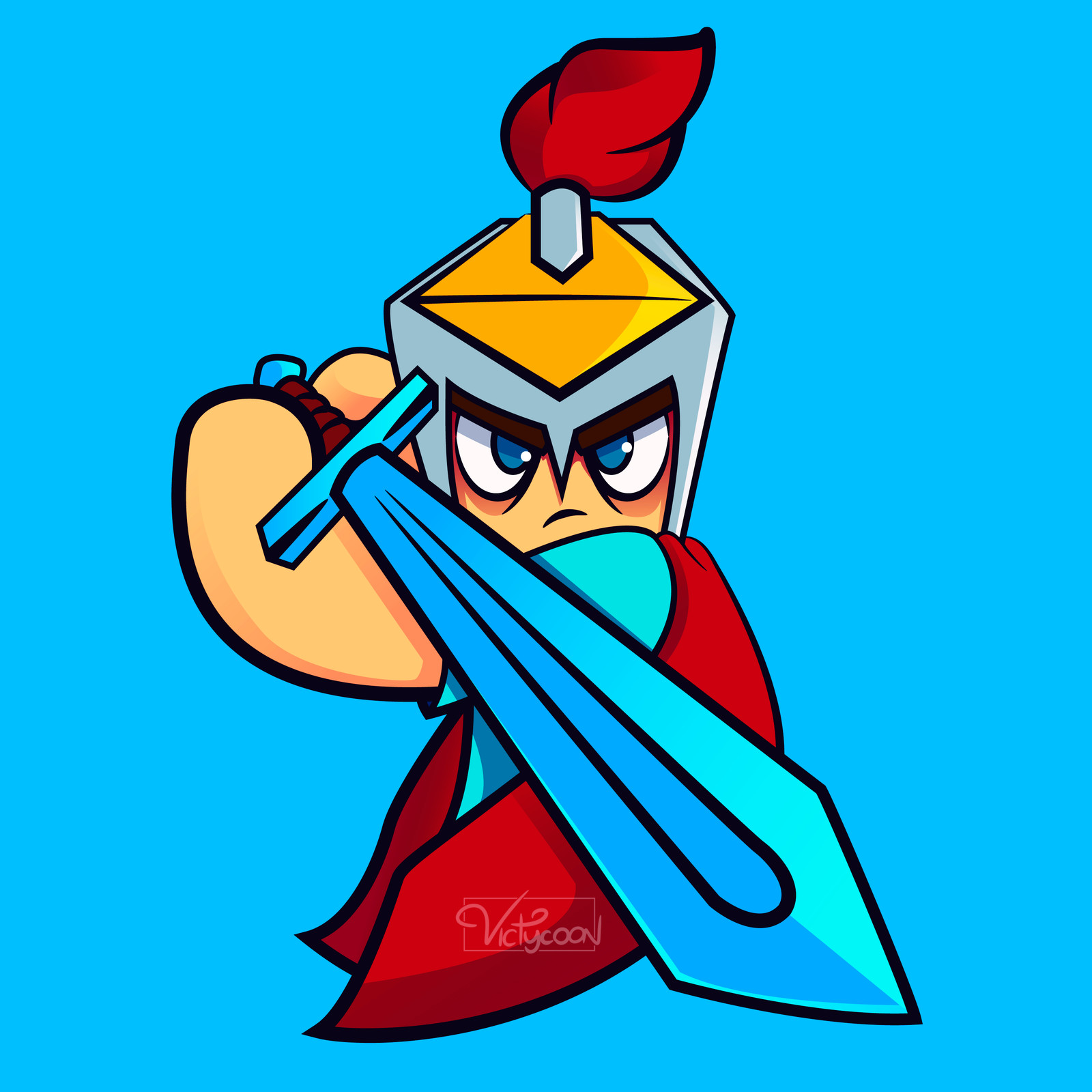 Logo Gladiator Minecraft Server Victycoon Art Artstation